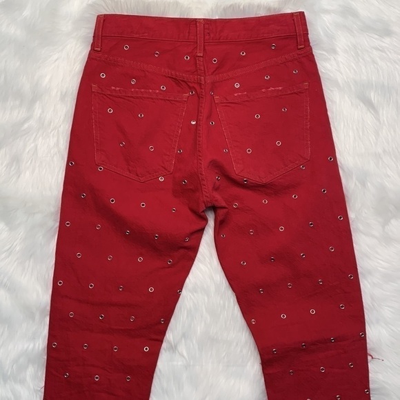 Citizens of Humanity Red Denim Jeans - Picture 4 of 11